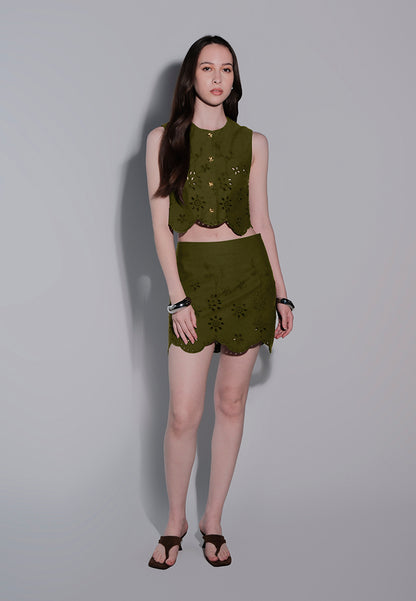 Holiday 2025 Jazzey Skort  (Dark Olive)