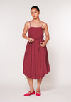 Raf Jockey Sleeveless Dress W/ Belt (Red)