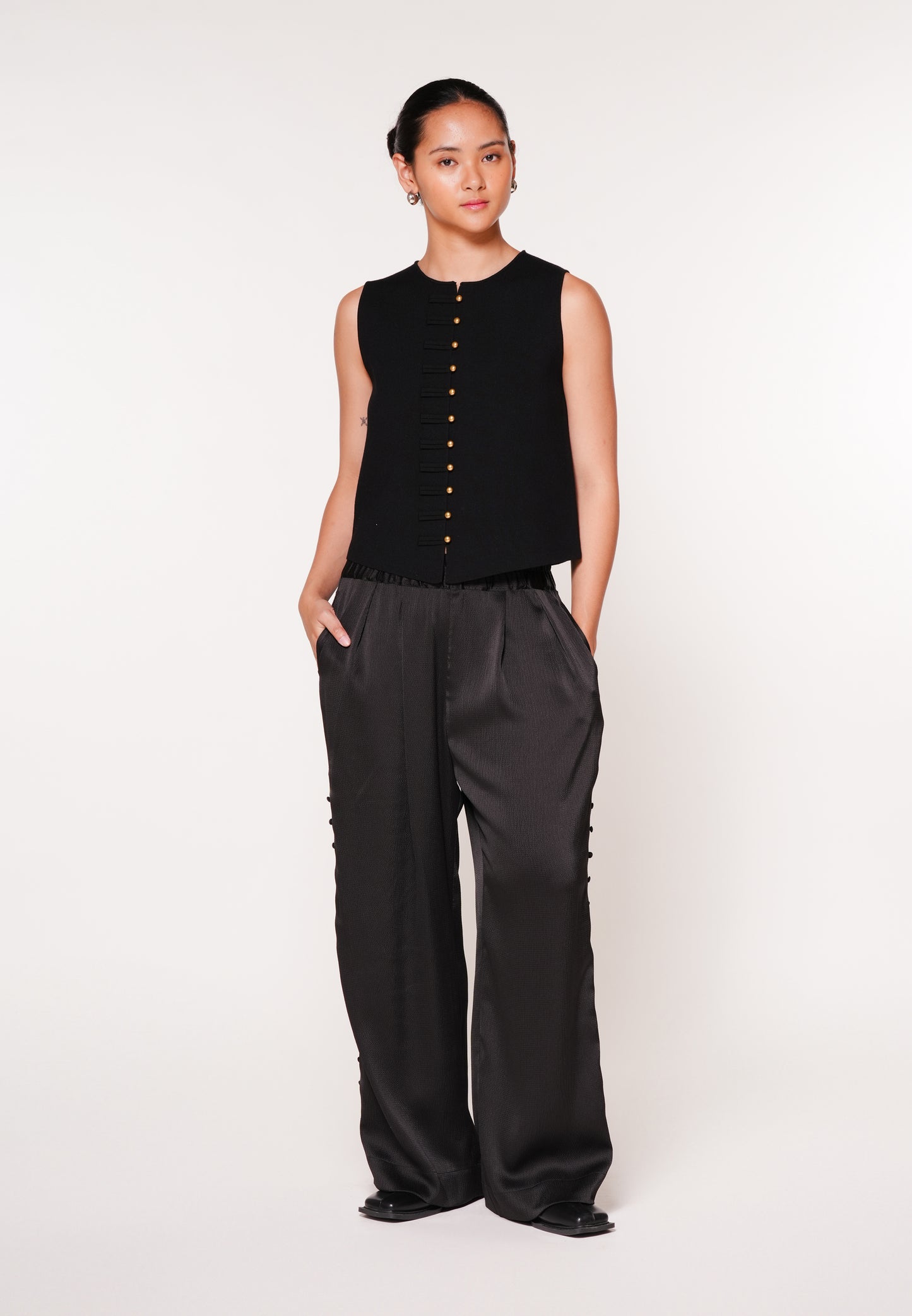 Raf Joust Sleeveless Top (Black)