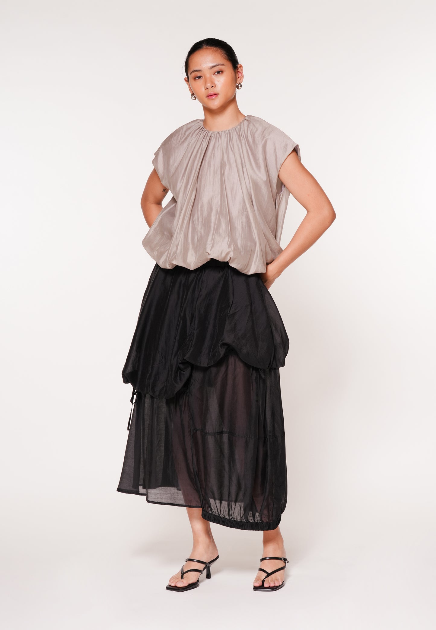 Raf Jubilant Short Sleeve Top (Taupe)