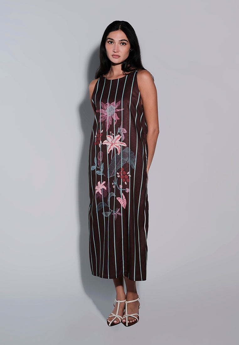 Holiday 2025 Jungle Sleeveless Dress (Multi)