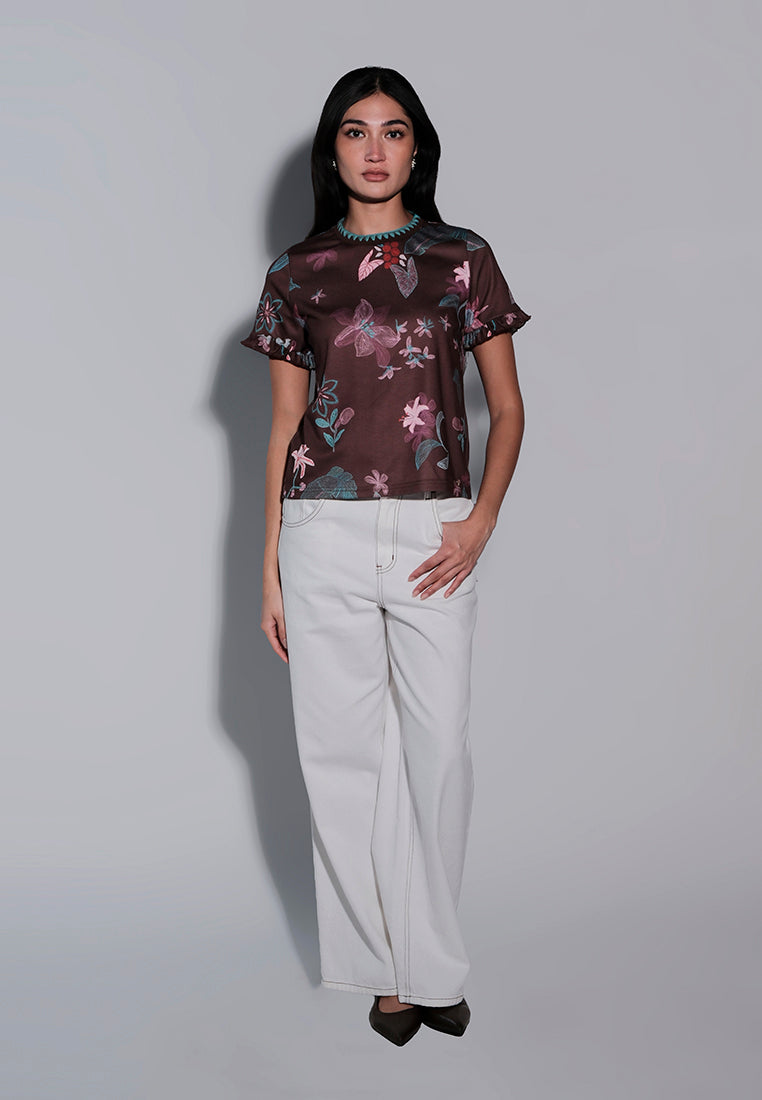 Holiday 2025 Jungle Short Sleeve Top (Multi)
