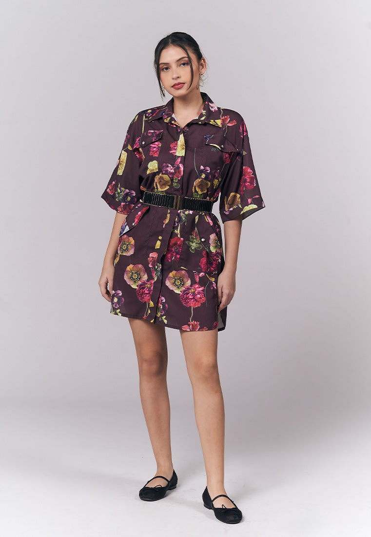 Justice Short Sleeve Dress (Multi)