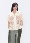 Plains & Prints x Randolf Joji Short Sleeve Top (Cream)