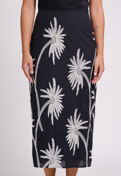 Raf Keep Short Sleeve Dress (Printed Black)