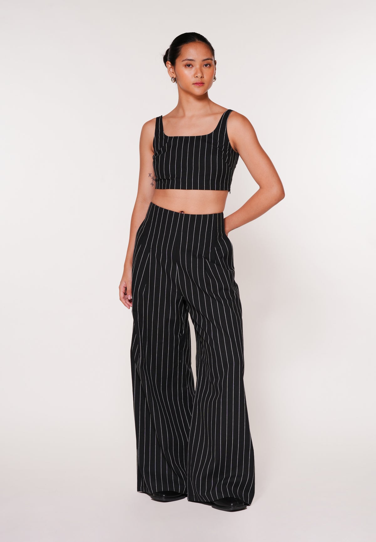 RAF Khan Pants  (Striped Black)