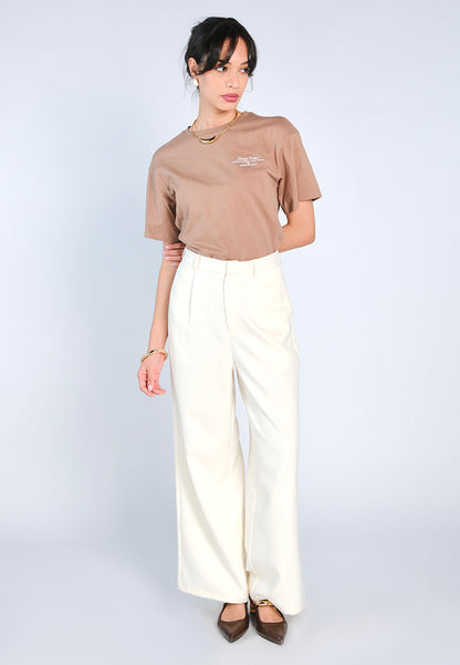 Mark Bumgarner X Vania Romoff For Plains & Prints Limited Edition Tee Top (Brown)