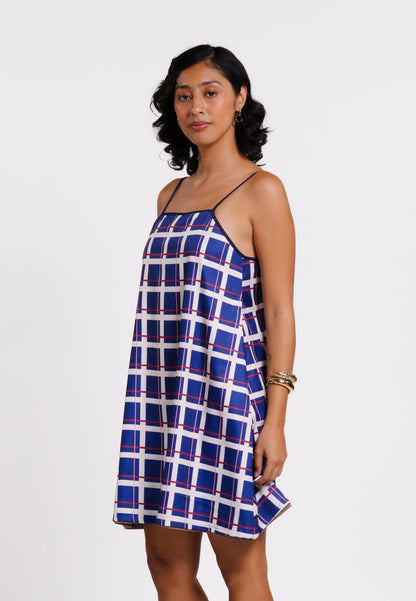 Archetype Summer Essentials Lucky Reversible Sleeveless Dress (Printed Brown)