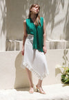Plains & Prints X Michael Leyva Lia Sleeveless Top (Emerald)