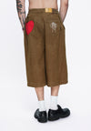 Plains & Prints x Randolf Logo Jorts (Brown)