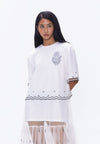 Plains & Prints x Randolf Logo T-Shirt Dress (Offwhite)