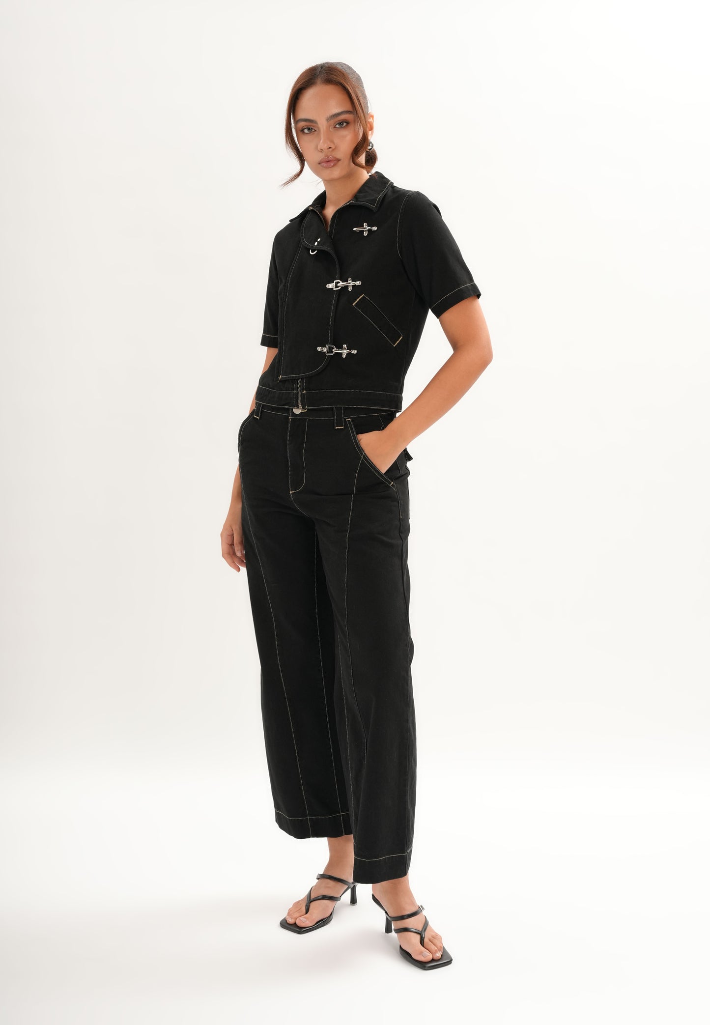 Archetype Refined Meteorite Short Sleeve Top (Black)