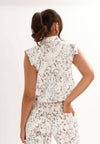Archetype Refined Moonbeam Sleeveless Top (Printed White)