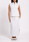 Raf Neat Sleeveless Top (Oatmeal)