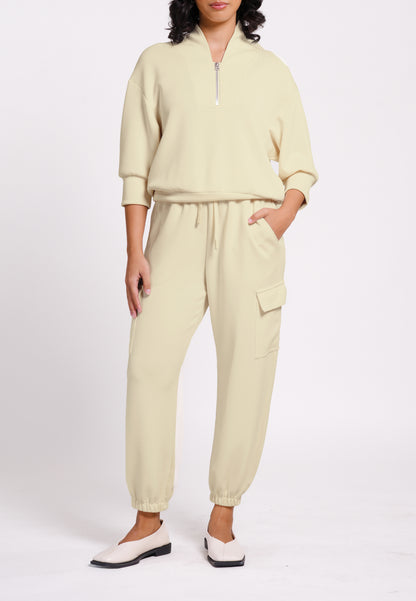 Raf Nimble Quarter Sleeve Top (Butter)