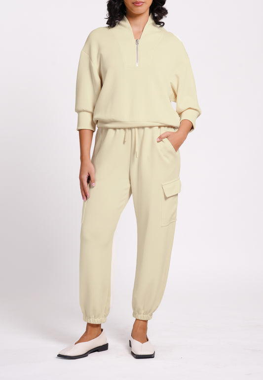 Raf Nimble Quarter Sleeve Top (Butter)