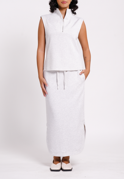Raf Novel Skirt  (Oatmeal)