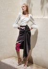 Plains & Prints X Michael Leyva Naomie Long Sleeve Top (White)