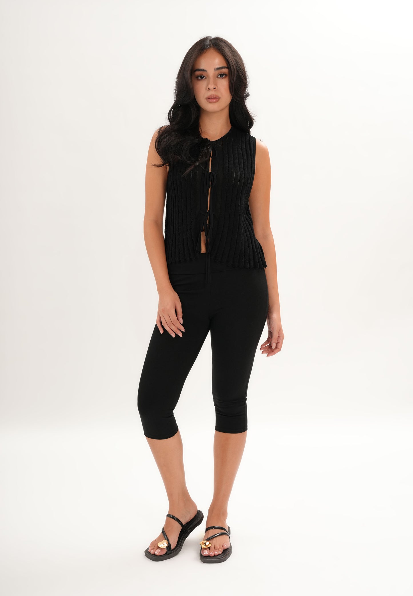 Archetype Refined Obsidian Sleeveless Top (Black)