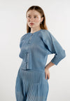 RAF Optic Quarter Sleeve Top (Light Blue)