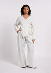 Archetype Summer Essentials Quanna Long Sleeve Top (Striped Green)