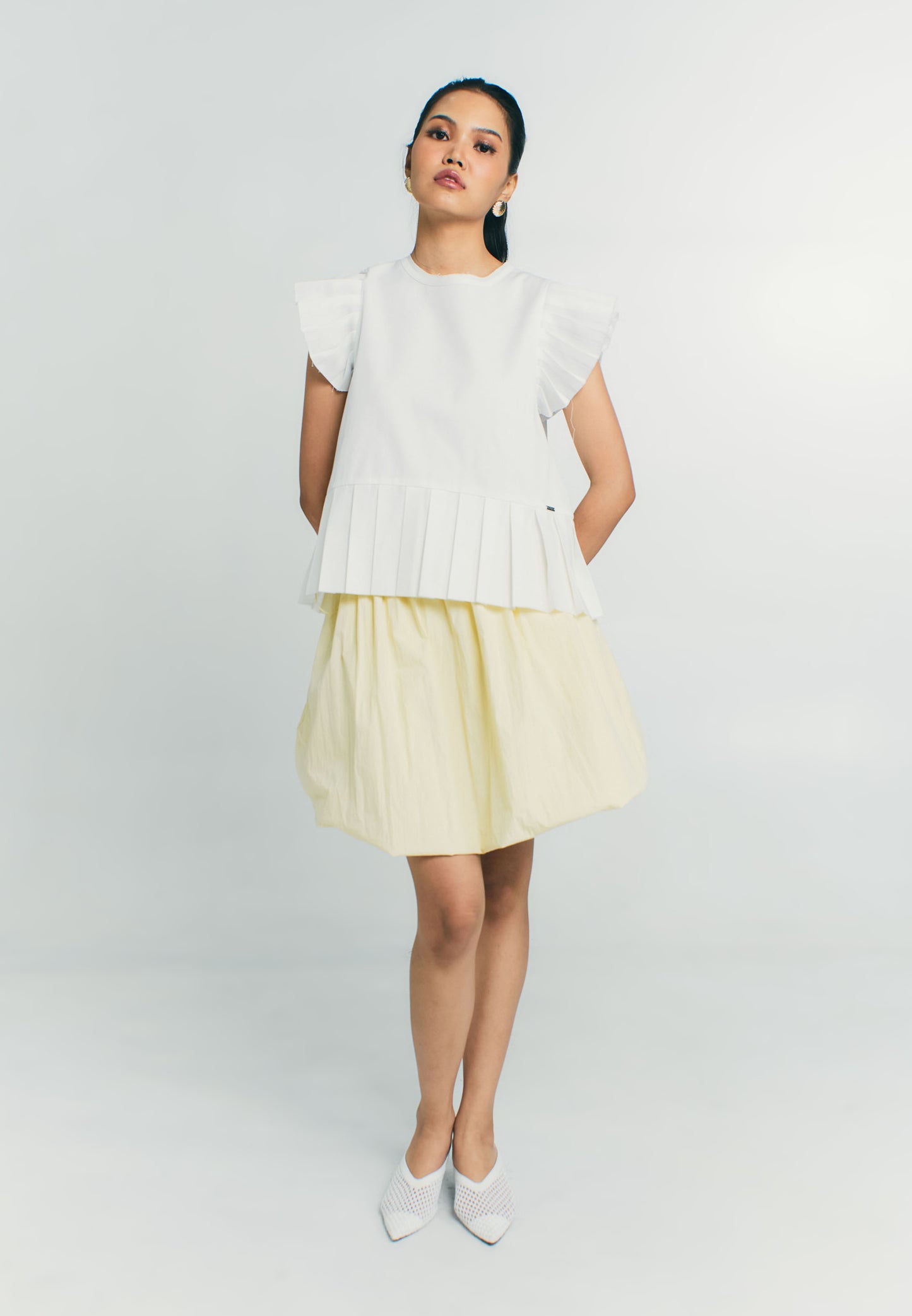 RAF Quiz Short Sleeve Top (Offwhite)