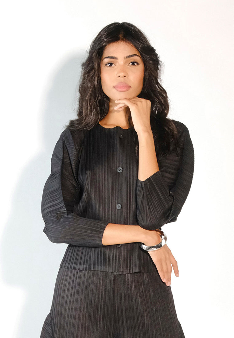 Raf Enya Long Sleeve Top (Black)