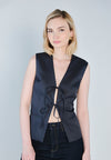 Raf Fletcher Sleeveless Top (Mid.Blue)