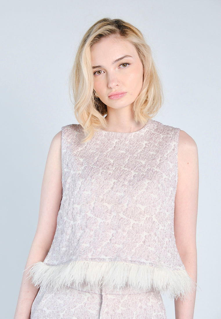 Raf Frida Sleeveless Top (W.Lilac)