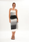 Archetype Refined Raven Multi-Way Sleeveless Dress (Printed White)