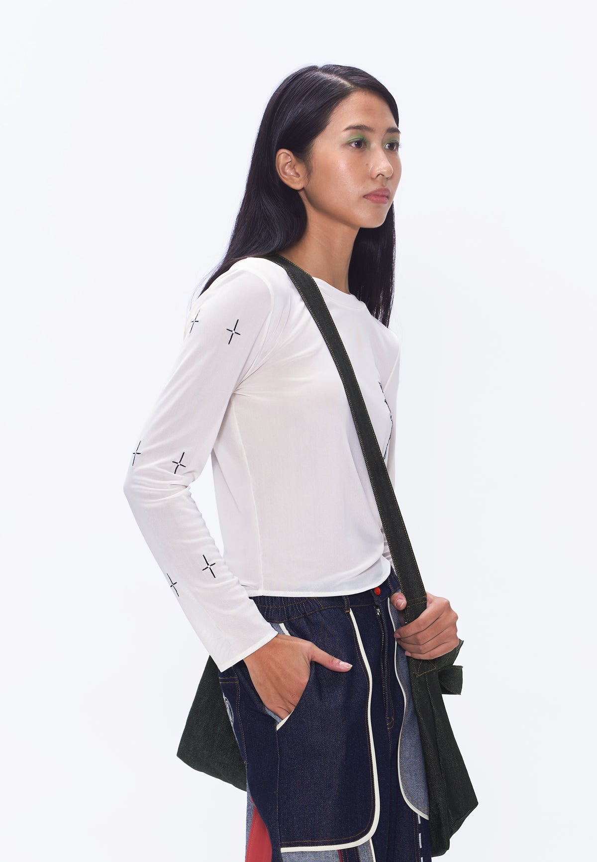 Plains & Prints x Randolf Rose Long Sleeve Top (Cream)