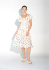 Sari- Sari Sorsogon Short Sleeve Dress (Cream)