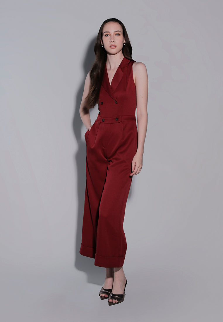 Femina The Huntress Sleeveless Pantsuit (Red)