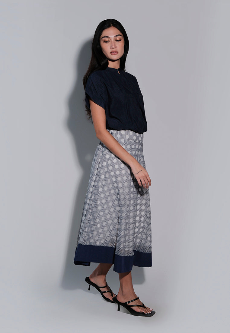 Femina The Maiden 2-In-1 Dress (Printed Navy)