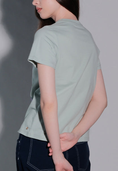 Holiday Tees 2025 Very Christmas Short Sleeve Shirt Top (Mint)