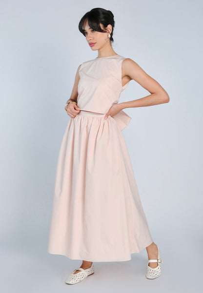 Mark Bumgarner X Vania Romoff For Plains & Prints Amelia Skirt  (Blush)