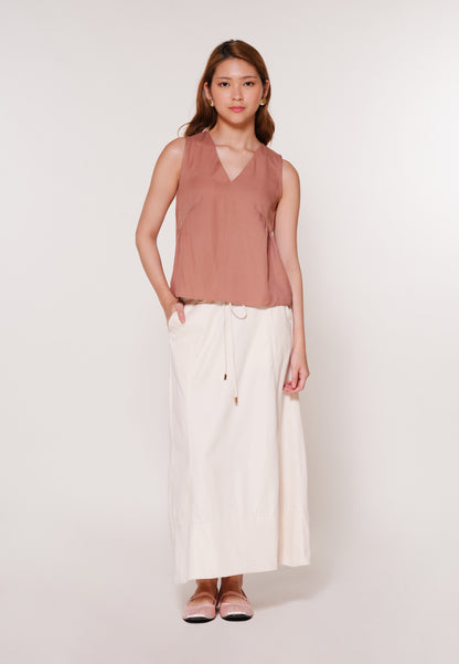 Andrix Sleeveless Top (Taupe)