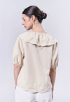 Almare Annaheim Short Sleeve Top (Butter)