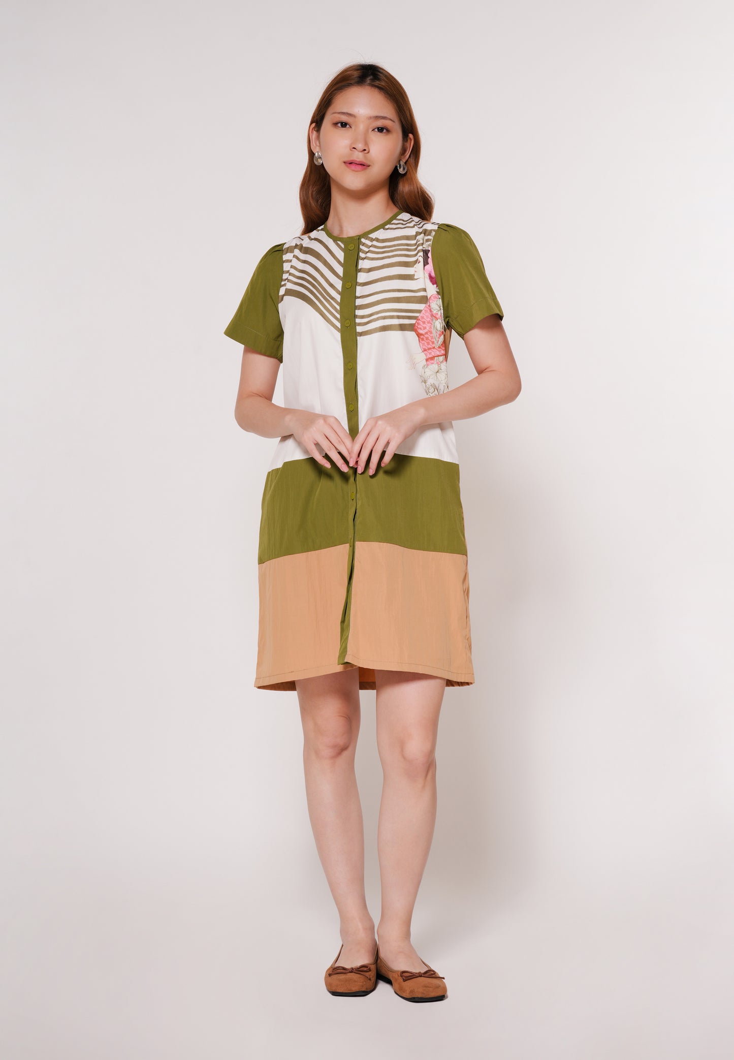 Arhett Short Sleeve Dress (Multi)