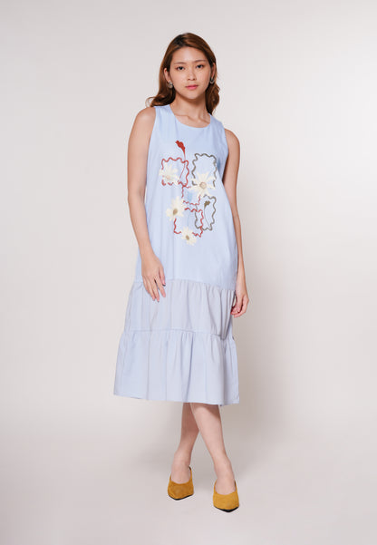 Arvey Sleeveless Dress  (Sp. Blue)