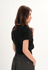 Archetype Refined Asphalt Extended Sleeve Top (Black)