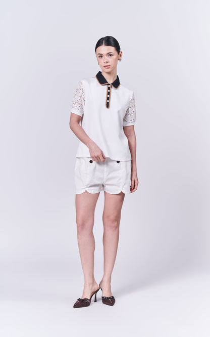 Almare Audrina Shorts (Offwhite)