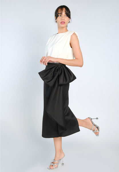 Mark Bumgarner X Vania Romoff For Plains & Prints Ava Sleeveless Top (Off-white)