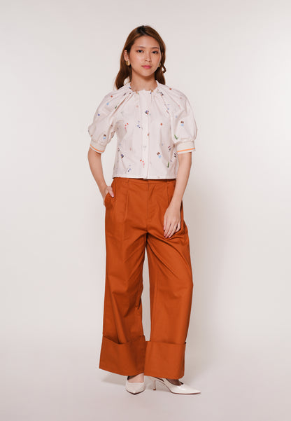 Azra Quarter Sleeve Top(Multi)