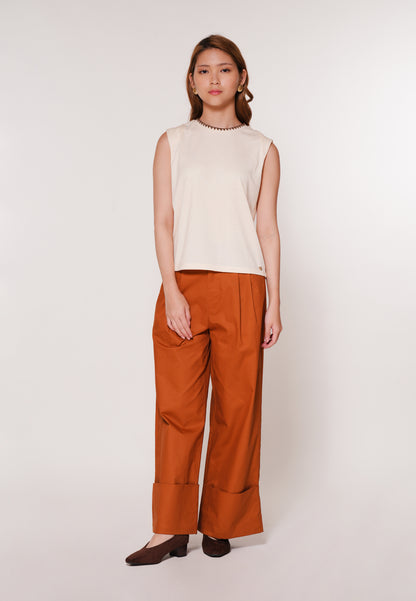 Azra Sleeveless Top(Cream)