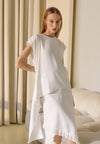Plains & Prints X Michael Leyva Ana Short Sleeve Top (White)