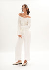 Archetype Refined Blanc Long Sleeve Top (Offwhite)