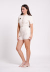 Archetype Summer Essentials Blessy Short Sleeve Playsuit (Beige)