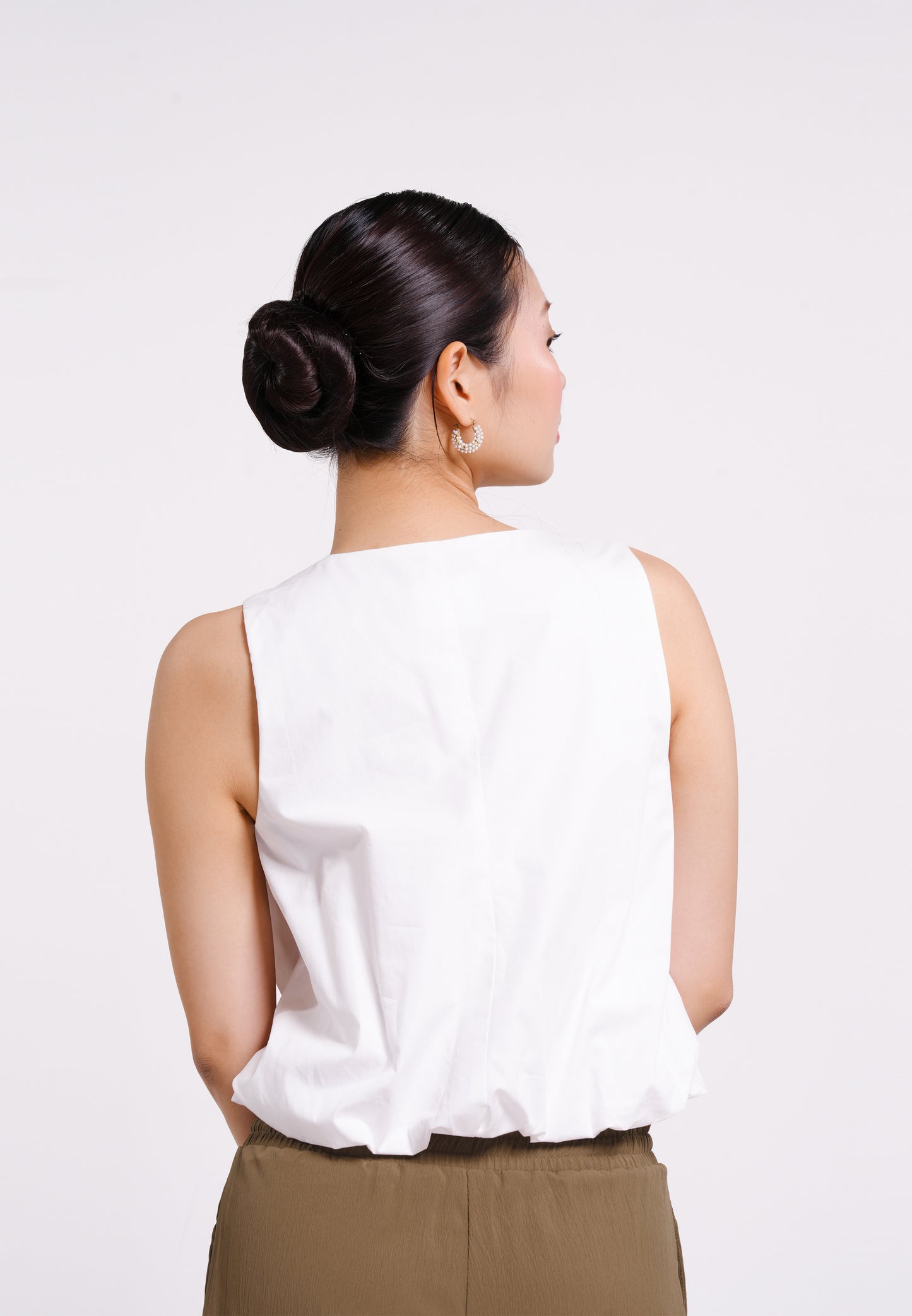 Brae Sleeveless Top(Offwhite)