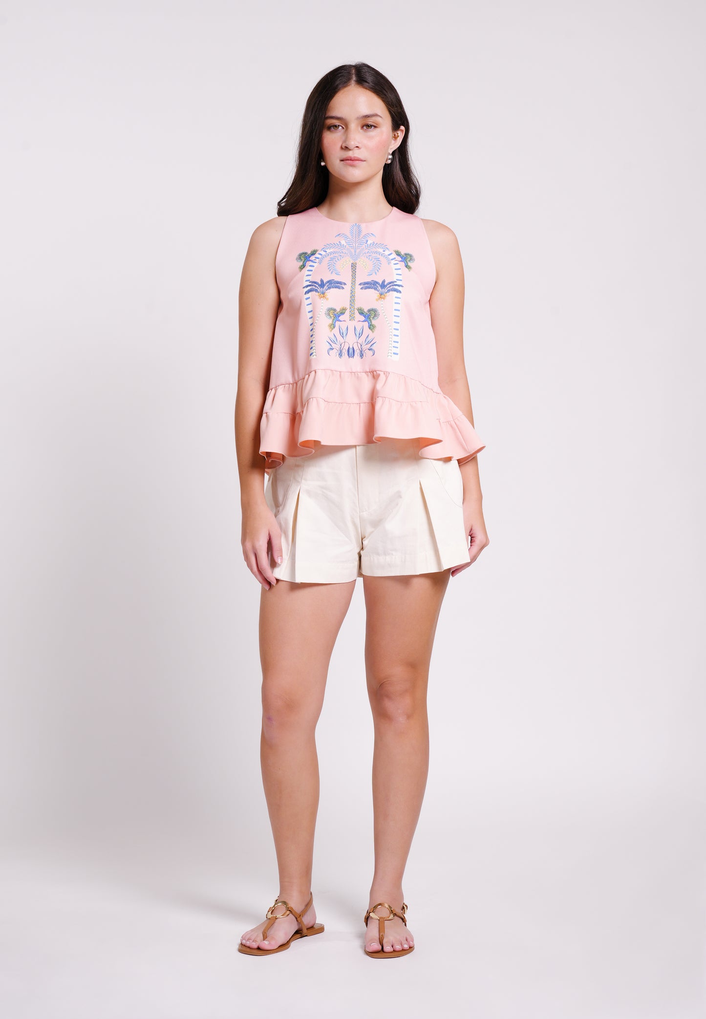 Brodix Sleeveless Top (Sp.Peach)